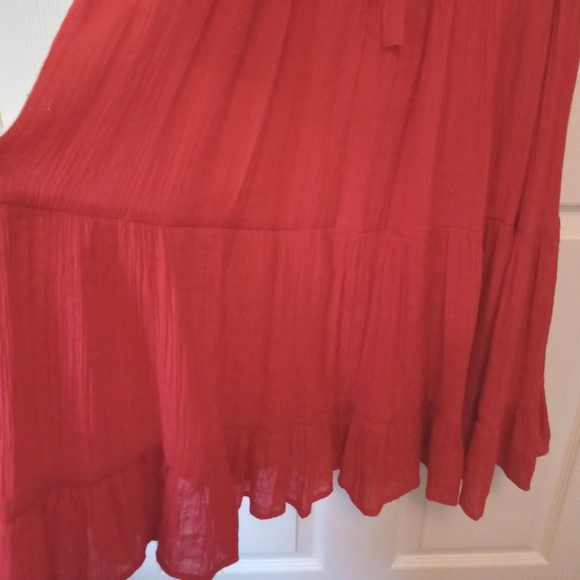 Mlle Gabrielle tiered ruffle midi dress. Large - Picture 6 of 10